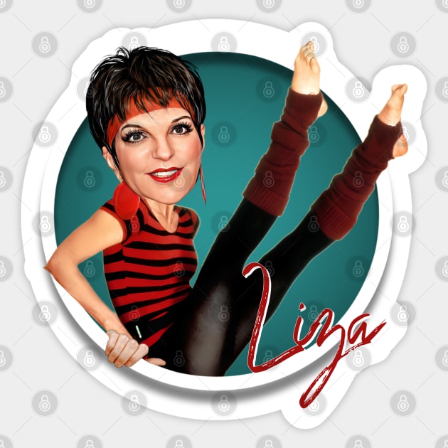 Liza Minnelli Sticker by Indecent Designs